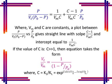 example on bet equation.